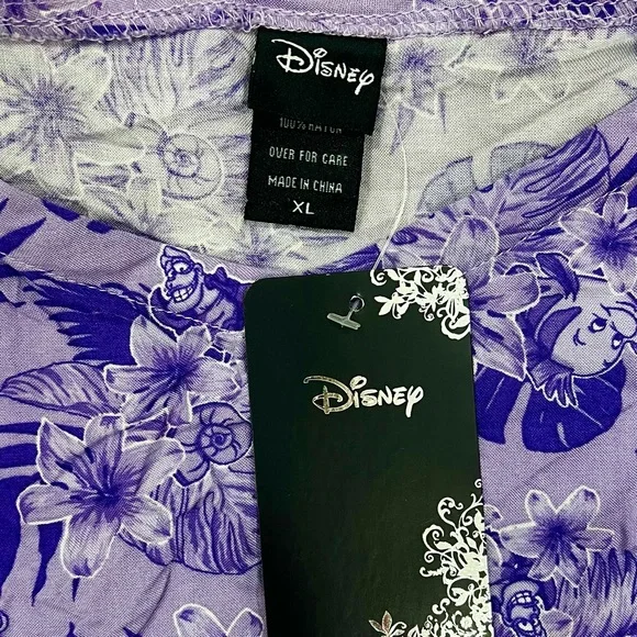 NWT Disney The Little Mermaid Ariel Off Cold Shoulder Romper - Picture 7 of 9